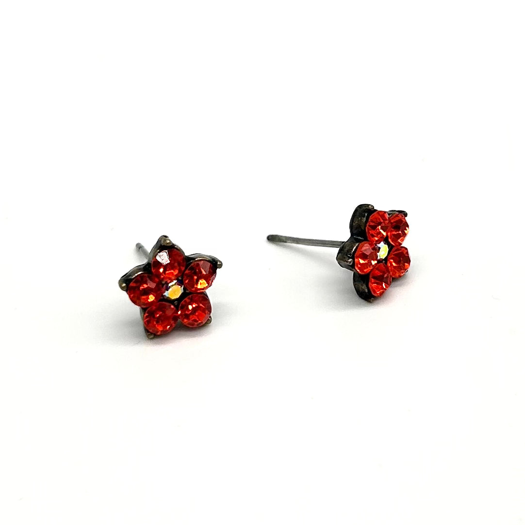 Five Petal Floral Studs