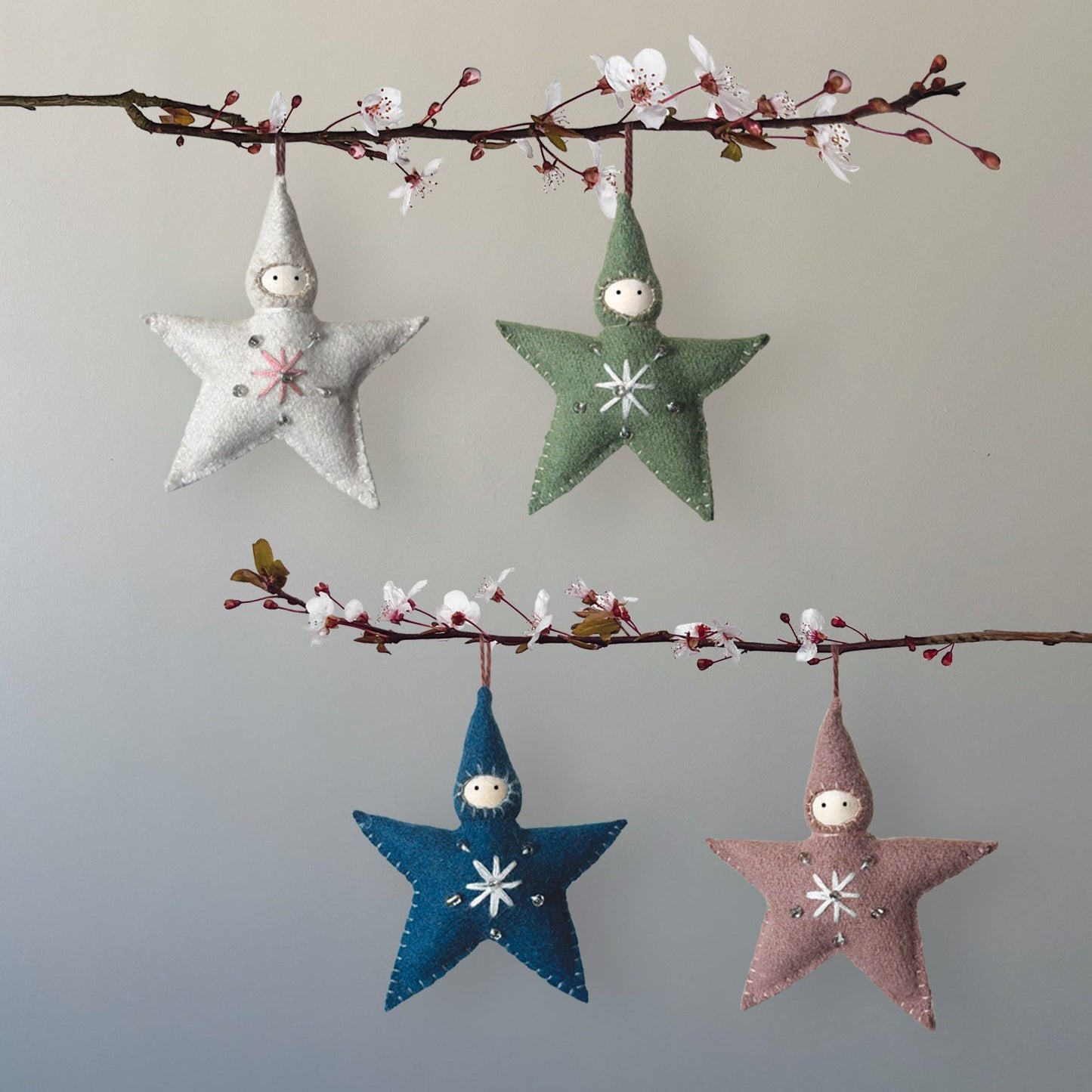 Small Felt Star Baby Hanging Decoration