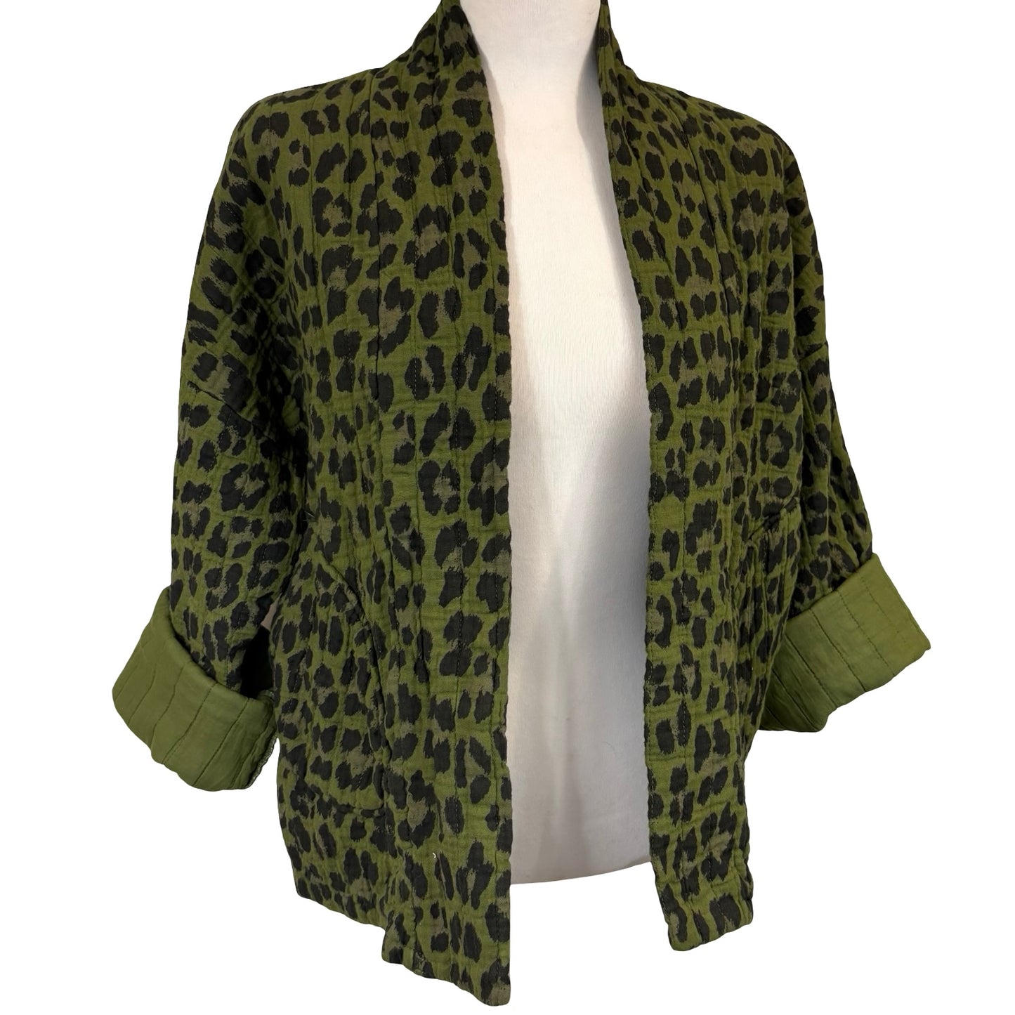 Caprice Leopard Kimono Jacket