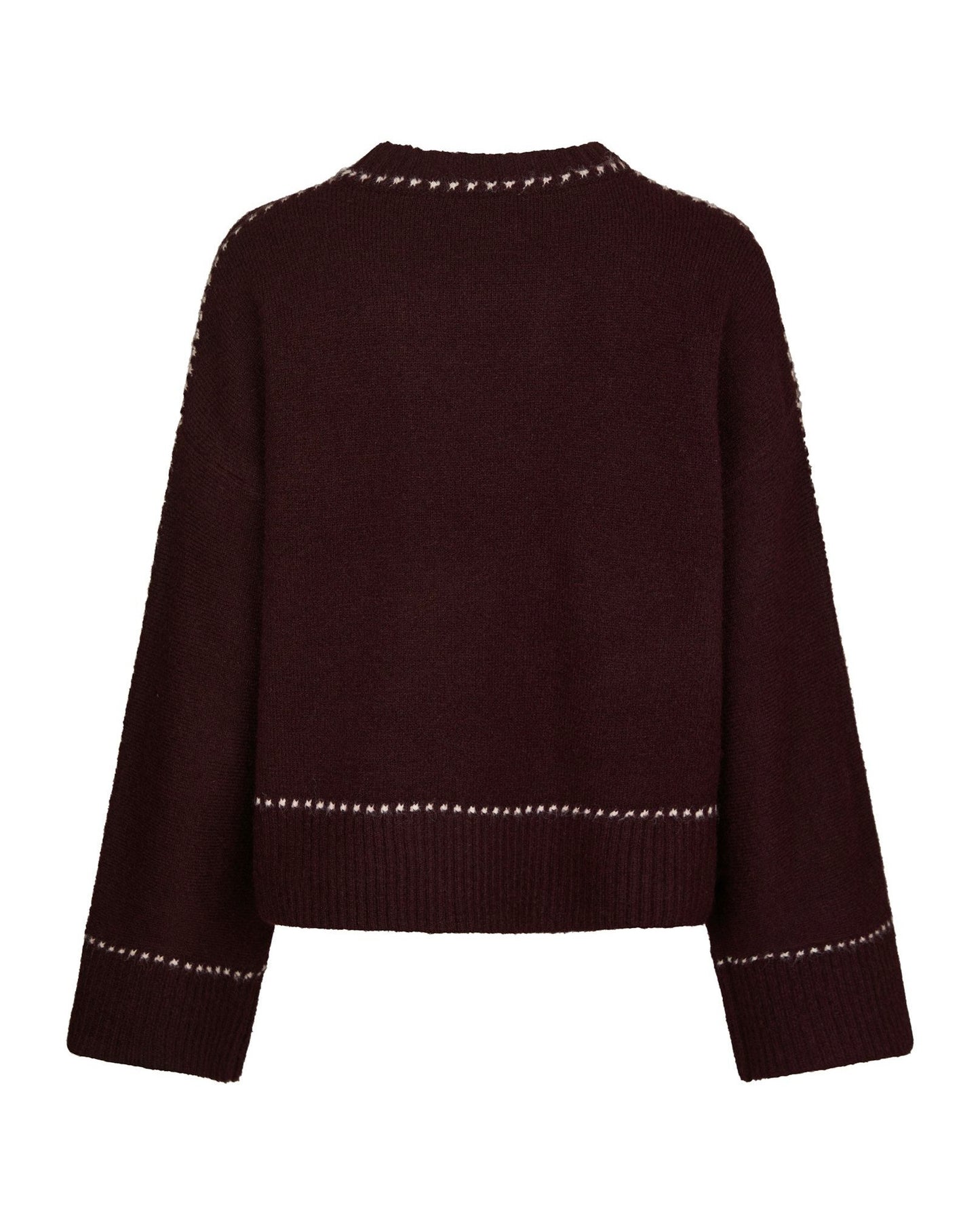 Neo Noir Roeme Knit Stitch Jumper