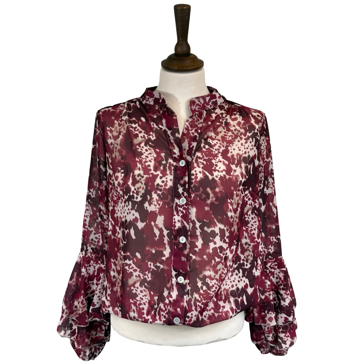 Jodi Marble Print Blouse