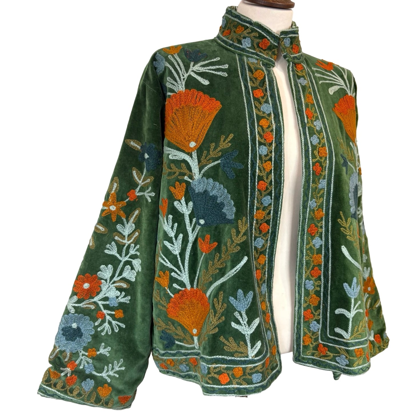 Myra Velvet Embroidered Jacket