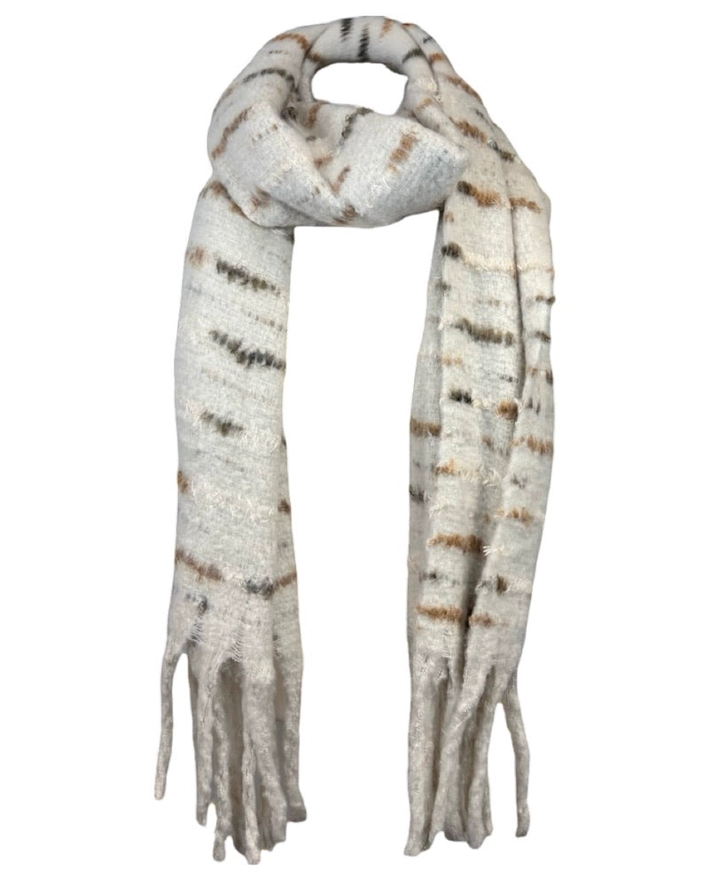 Speckled Line Tassel Scarf