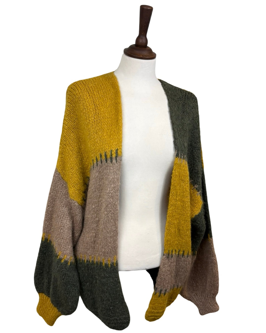 Lottie Patch Edge To Edge Cardigan