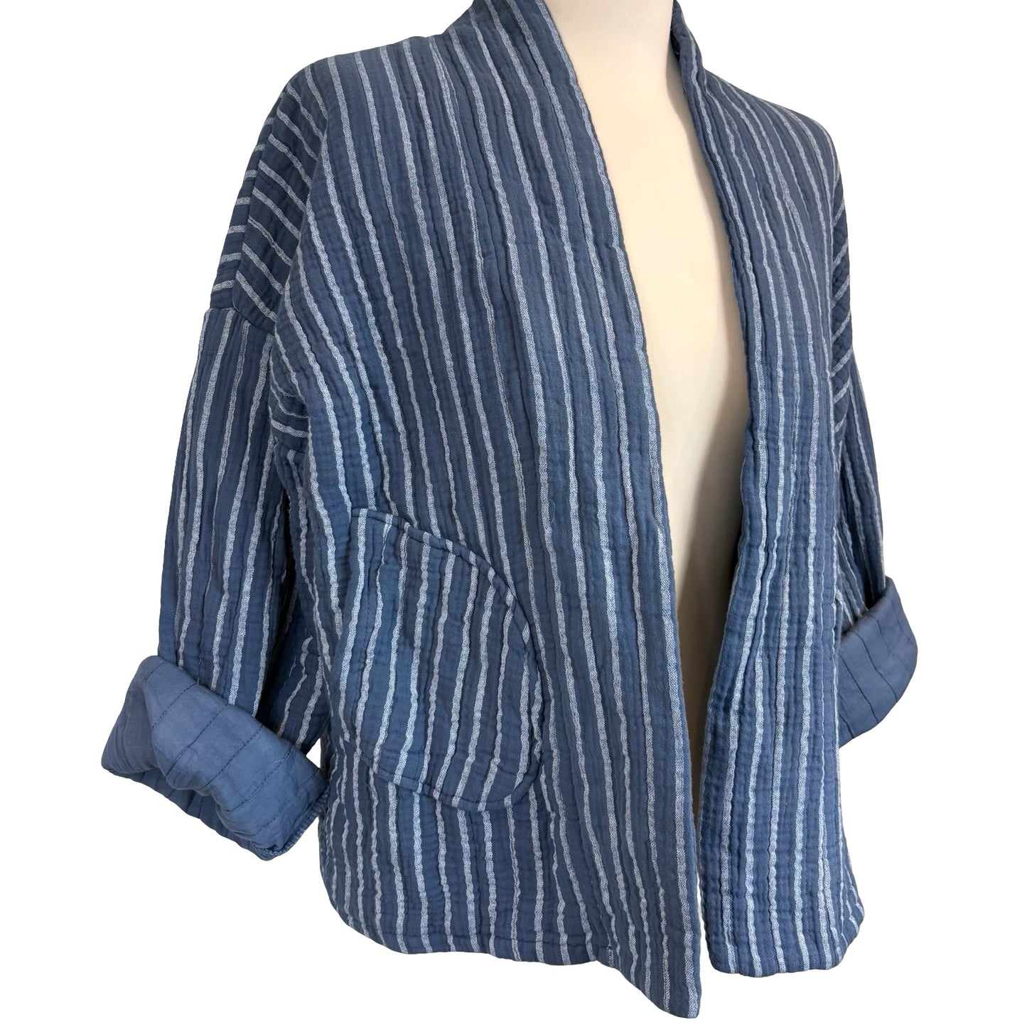 Caprice Stripe Kimono Jacket