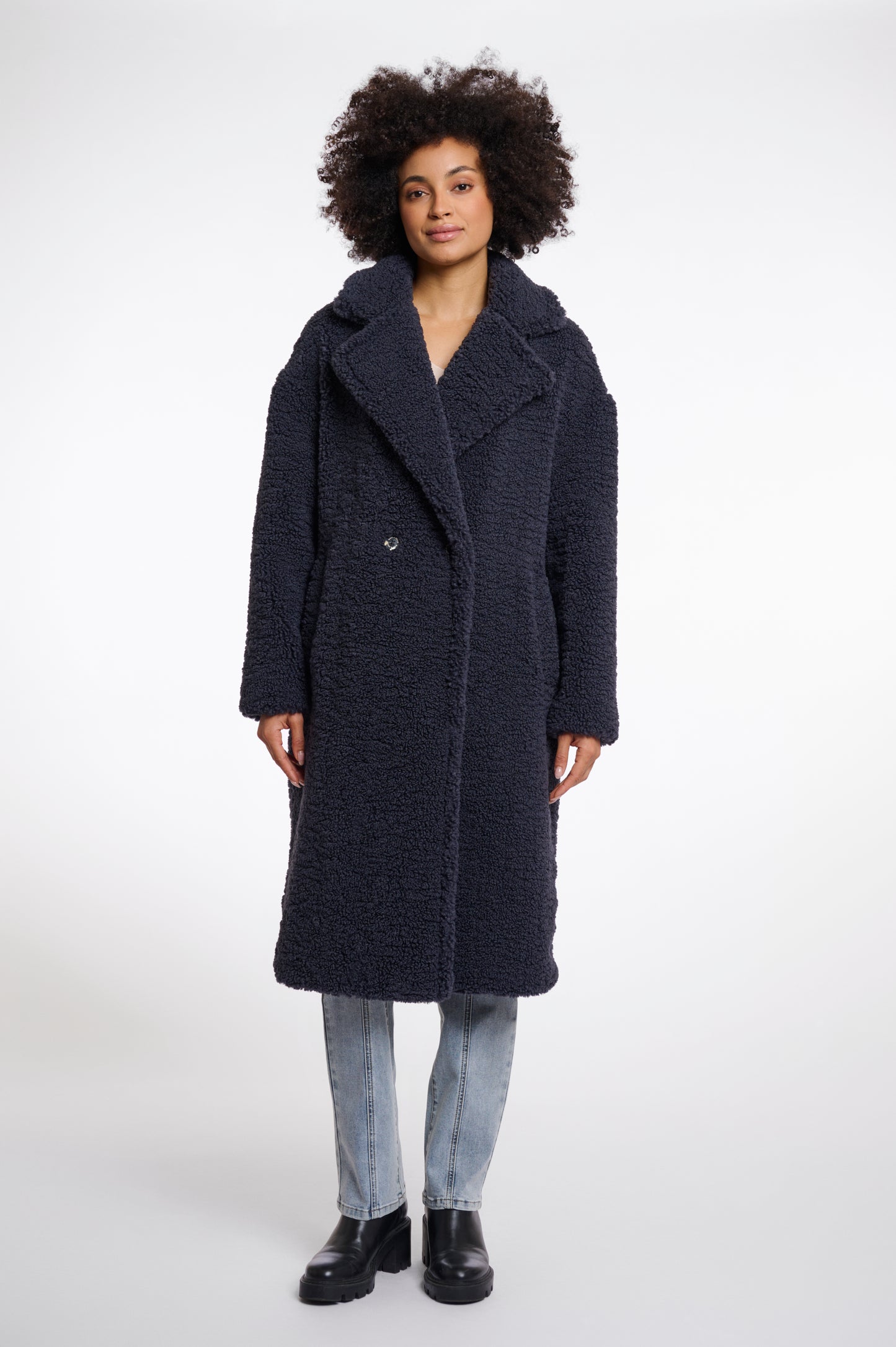 Rino & Pelle Elicia Teddy Double Breasted Coat