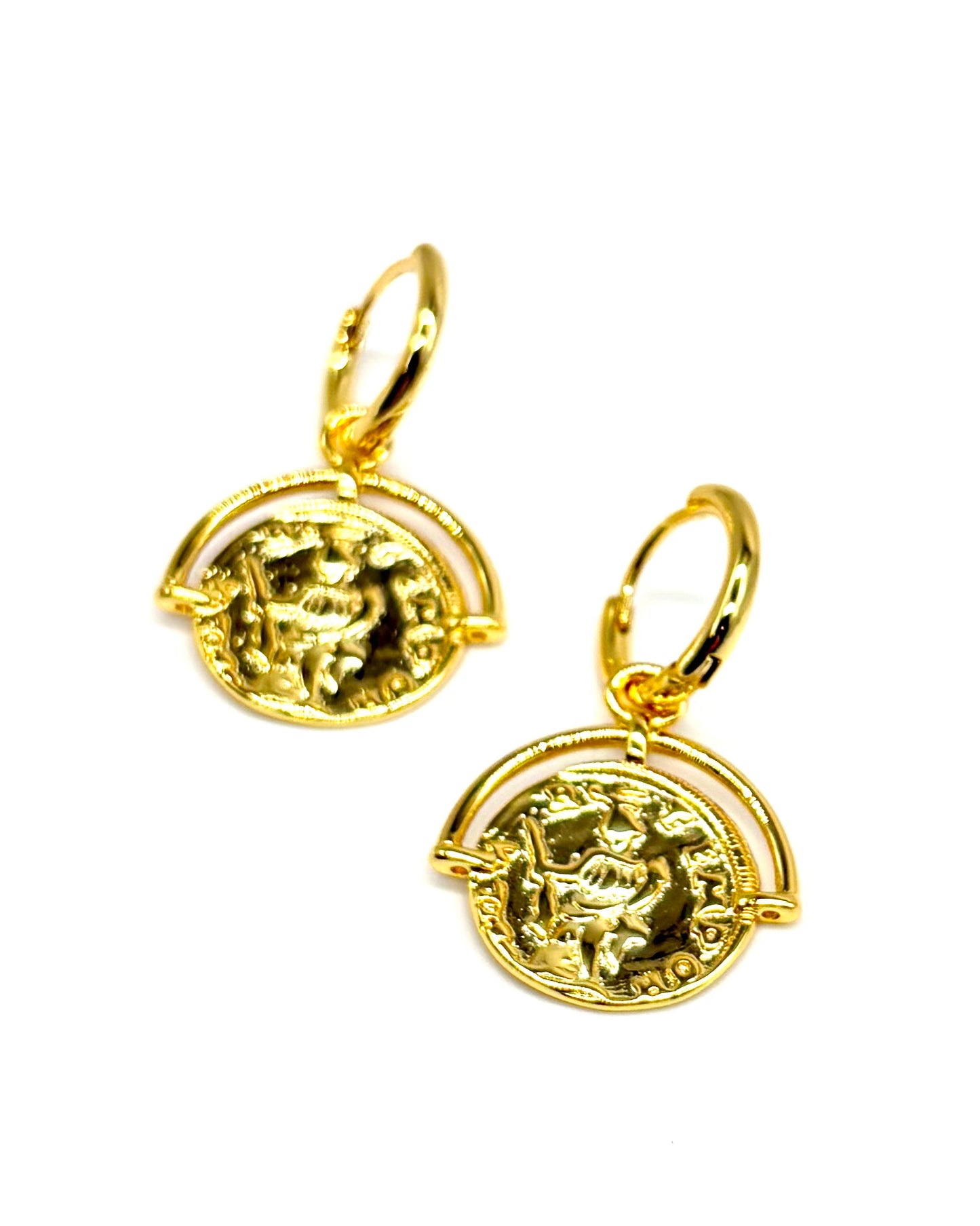 Coin Drop Earrings