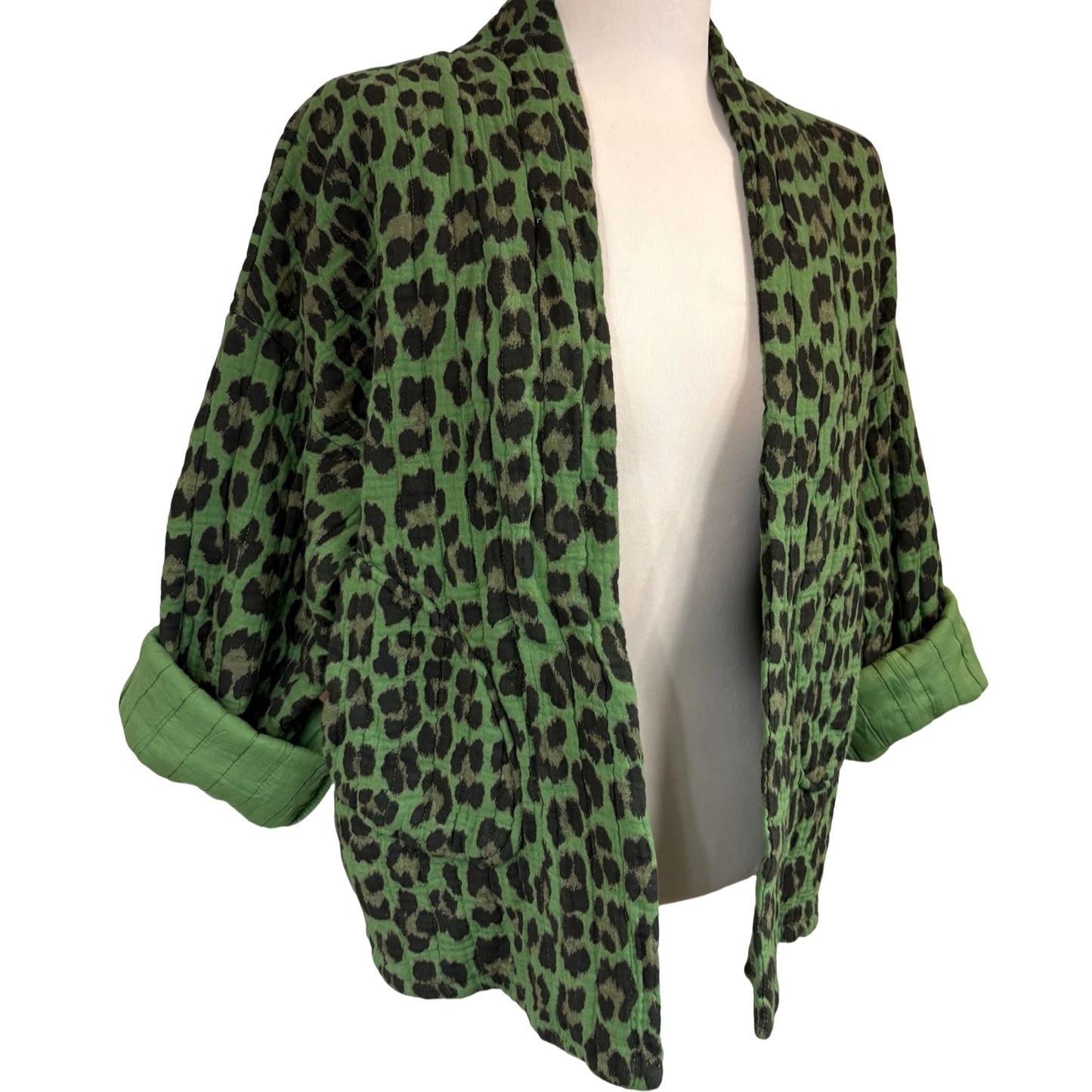 Caprice Leopard Kimono Jacket