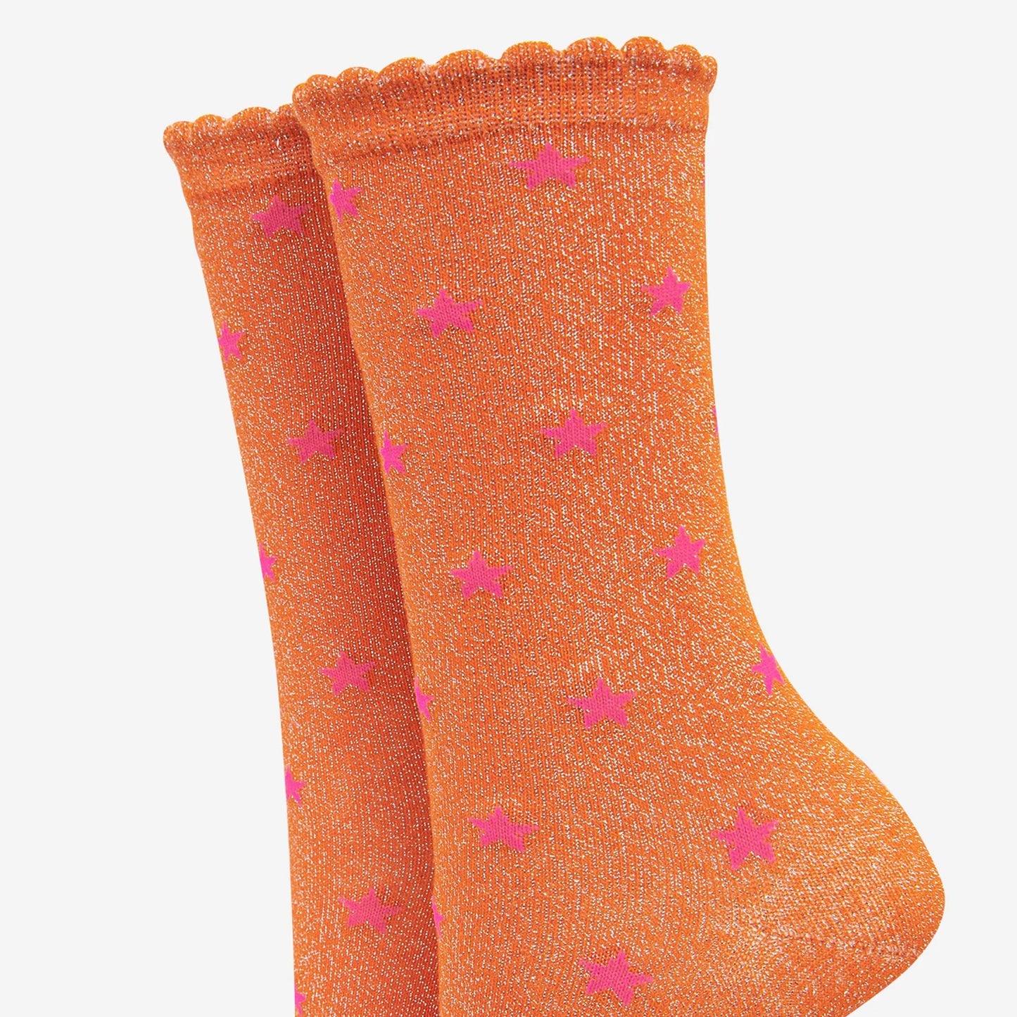 Women's Glitter Star Socks