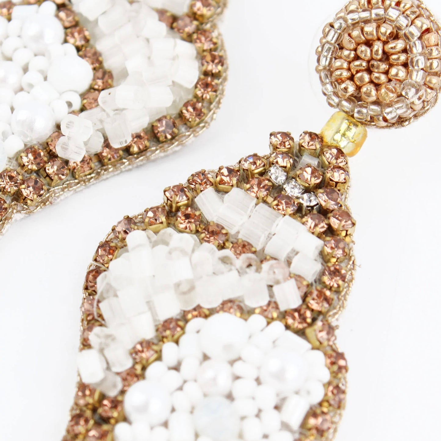 White Pearl and Gold Shells