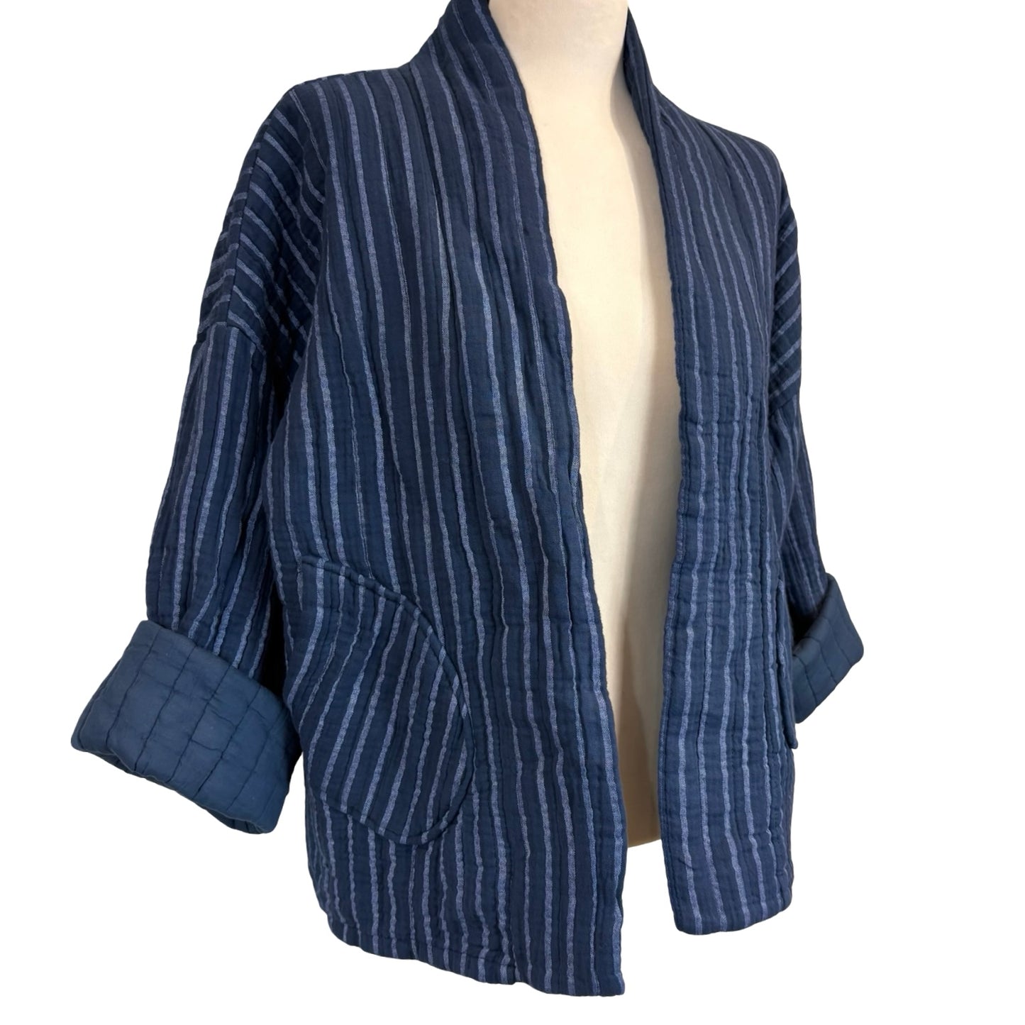 Caprice Stripe Kimono Jacket