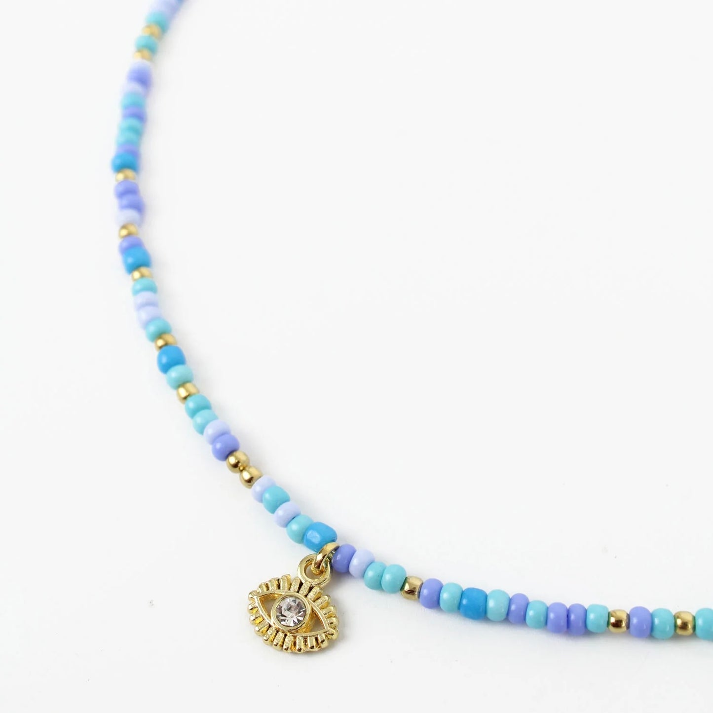 Evil Eye Beaded Necklace
