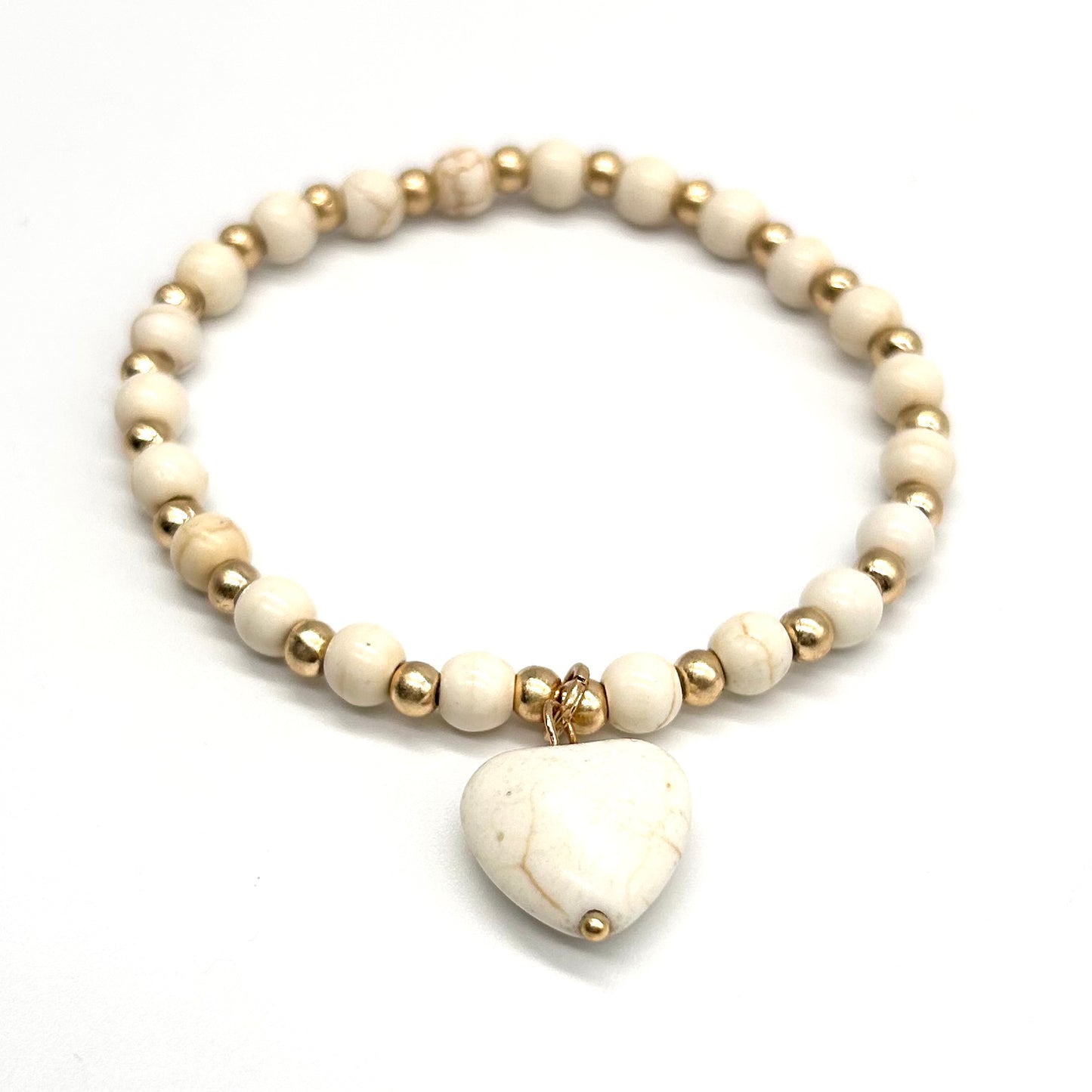 Stone Heart Bracelet