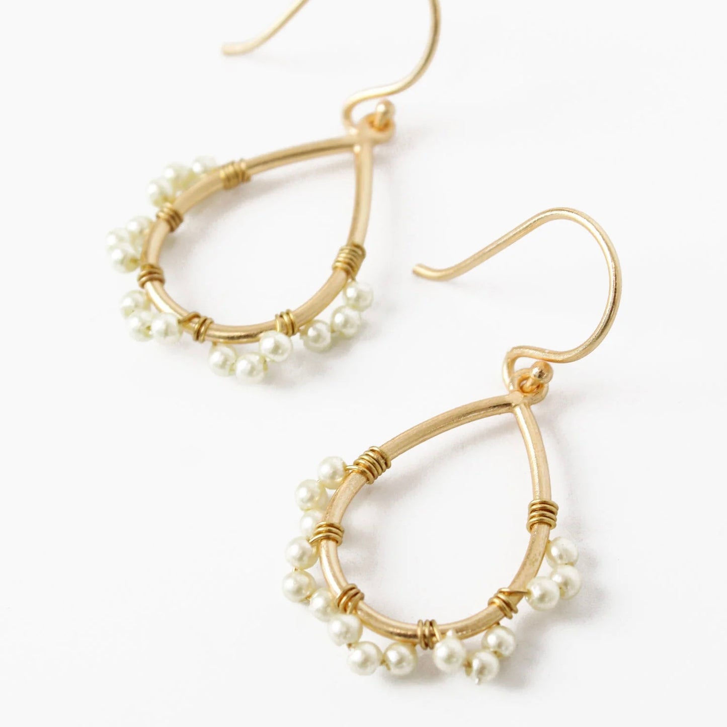 Pearl Wrapped Teardrops