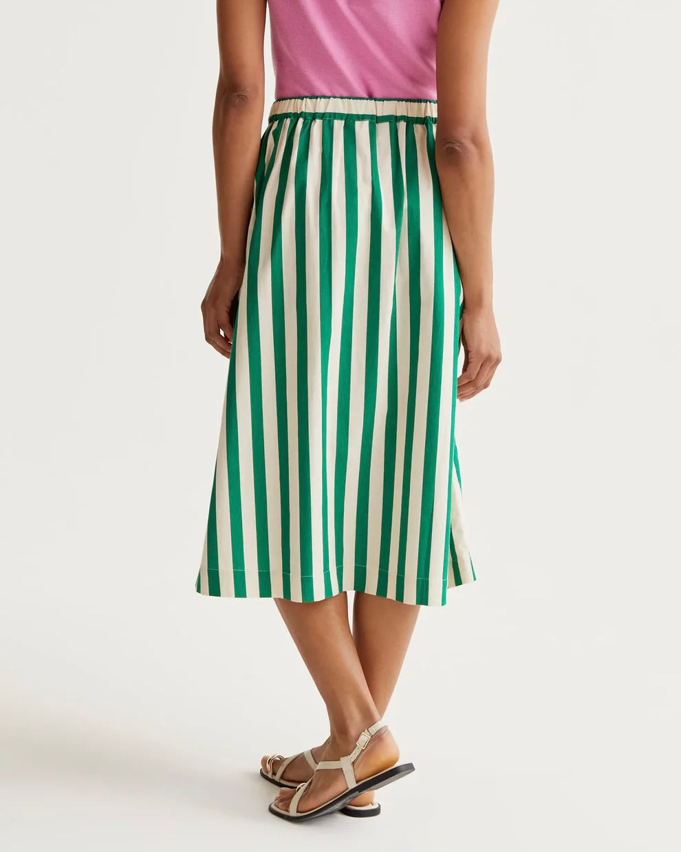 Compania Fantastica Sapphire Stripe Skirt