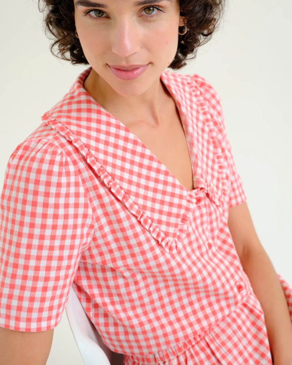 Compania Fantastica Paulina Gingham Shirt