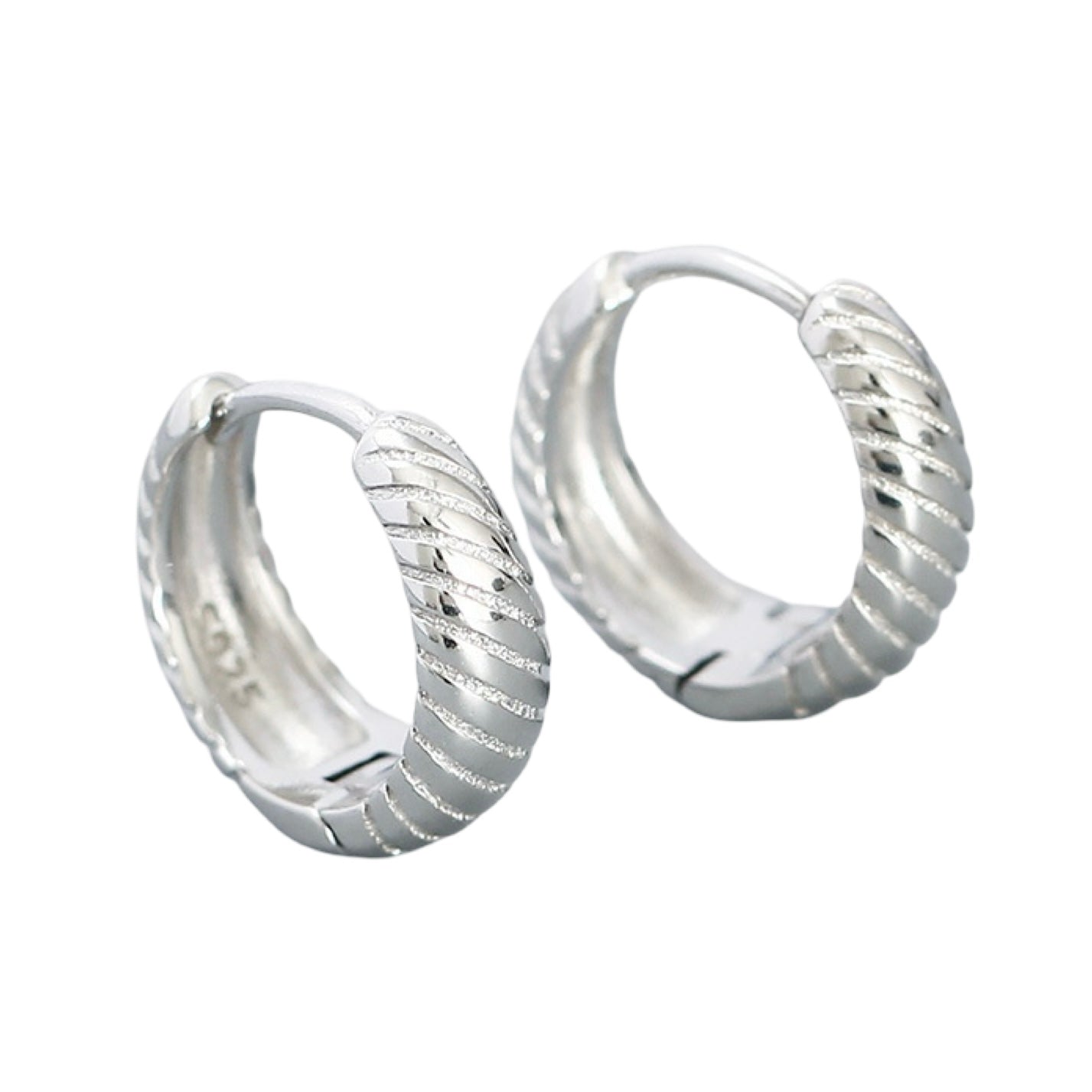 Silver Ribbed Huggies