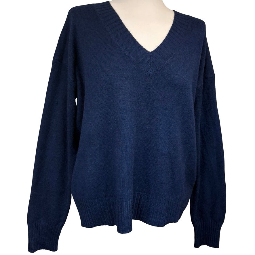 Leane Ribbed V Neck Jumper