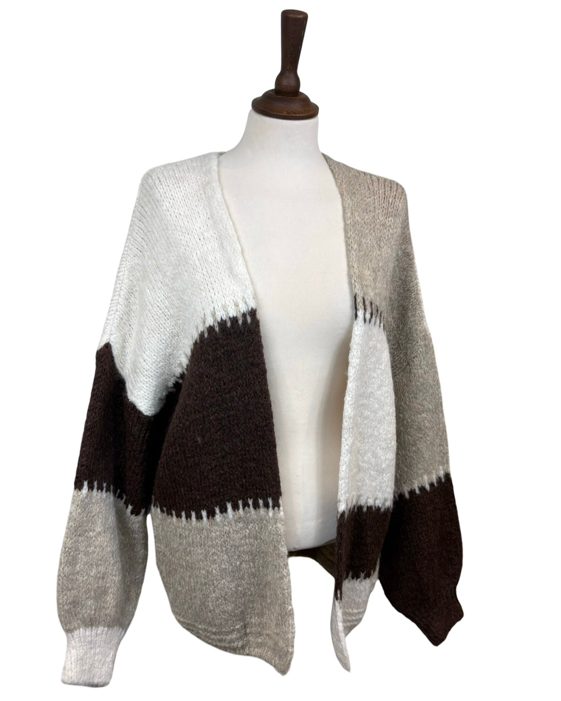 Lottie Patch Edge To Edge Cardigan