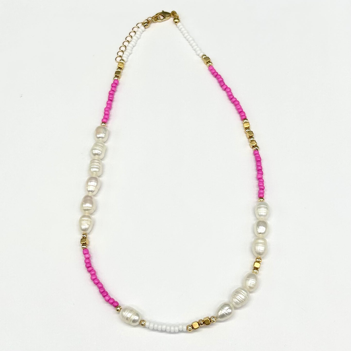 Bead & Pearl Necklace