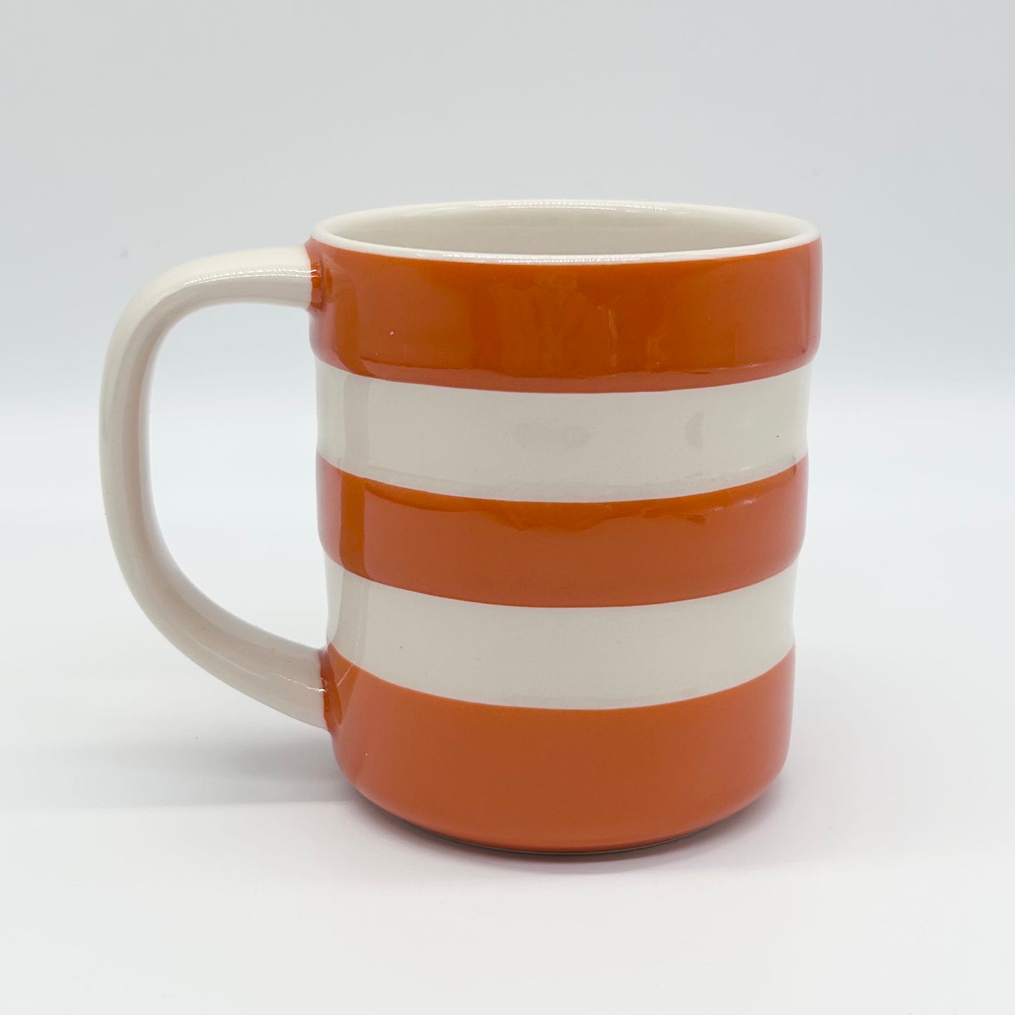 'Topsham' Cornishware Turkish Orange 10oz Mug