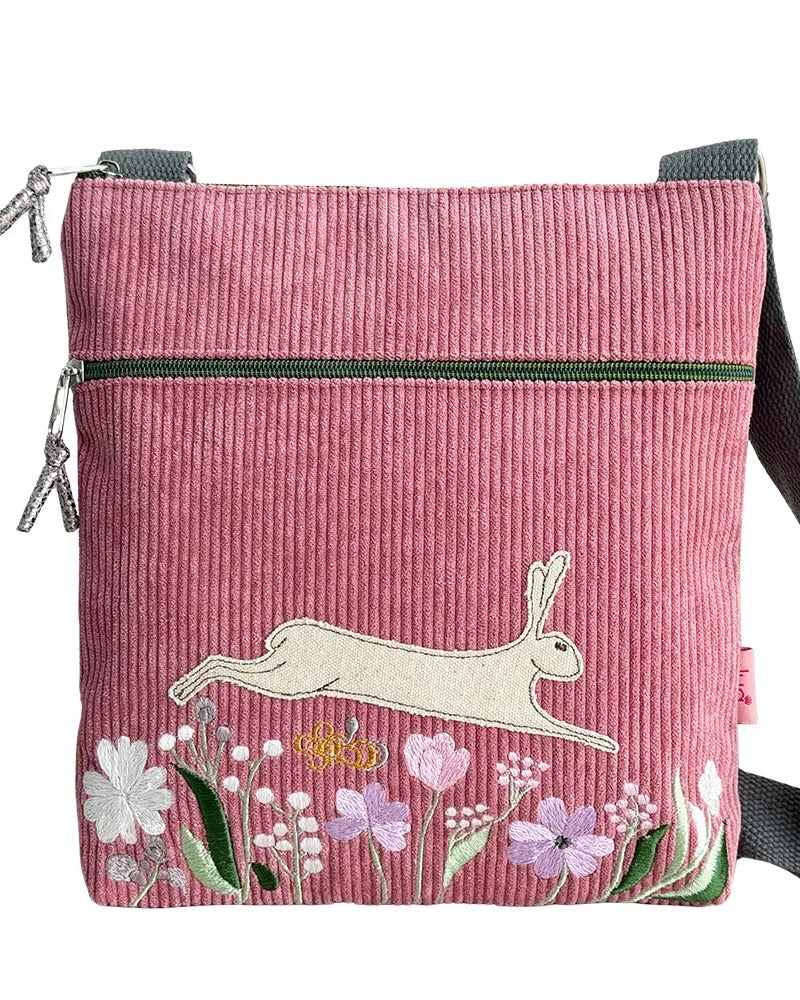 Hare & Flower Cross Body Bag