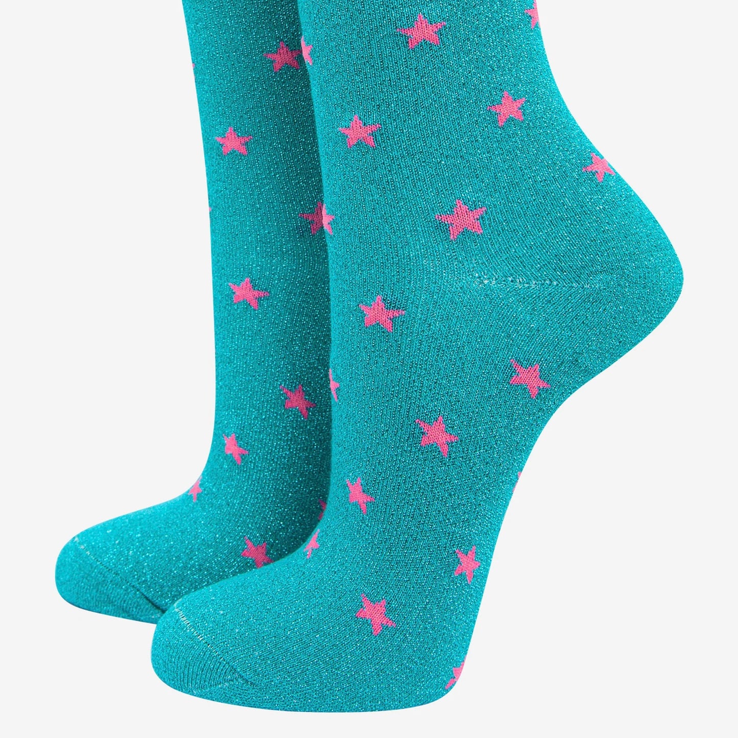 Women's Glitter Star Socks