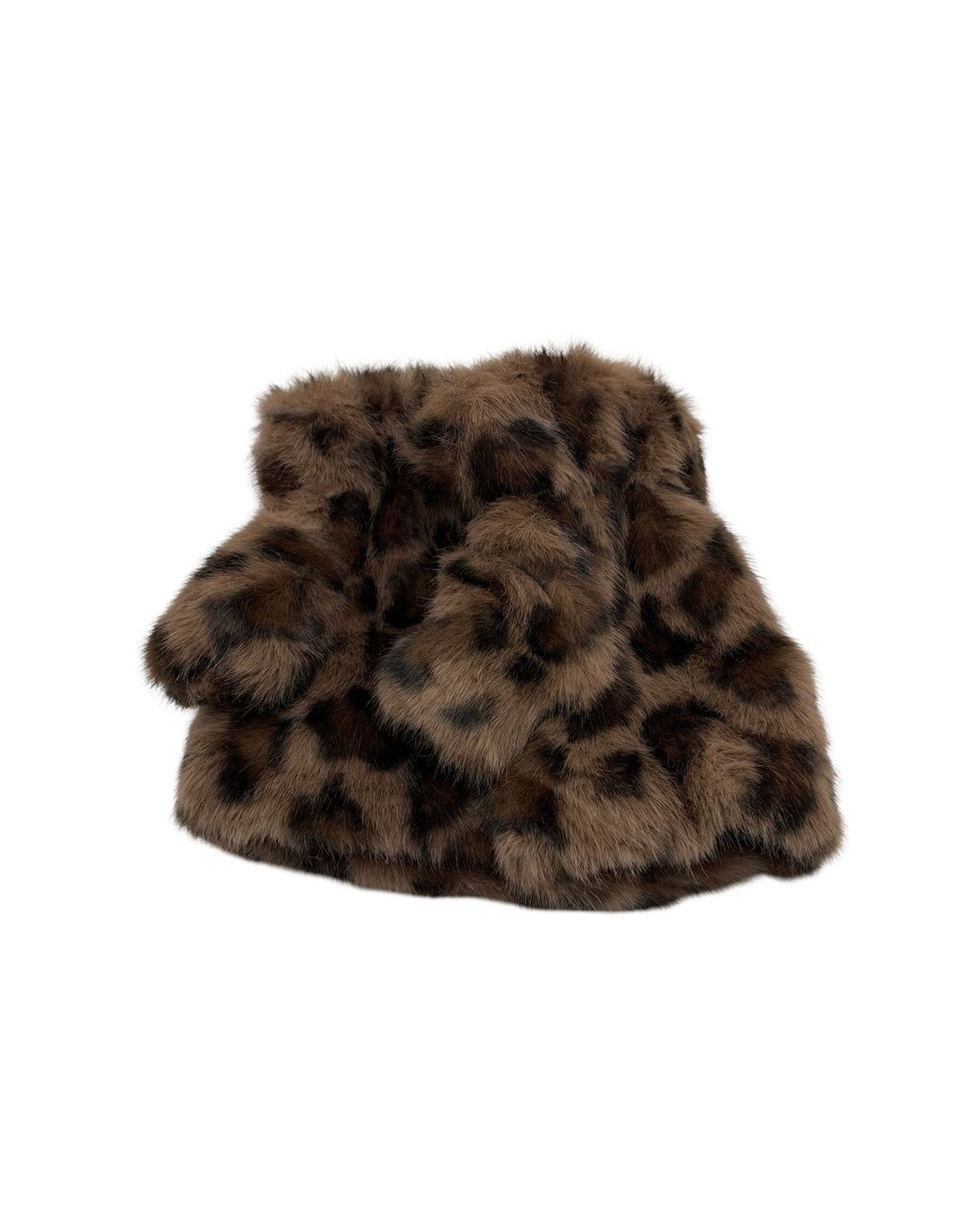 Faux Fur Animal Print Wristies