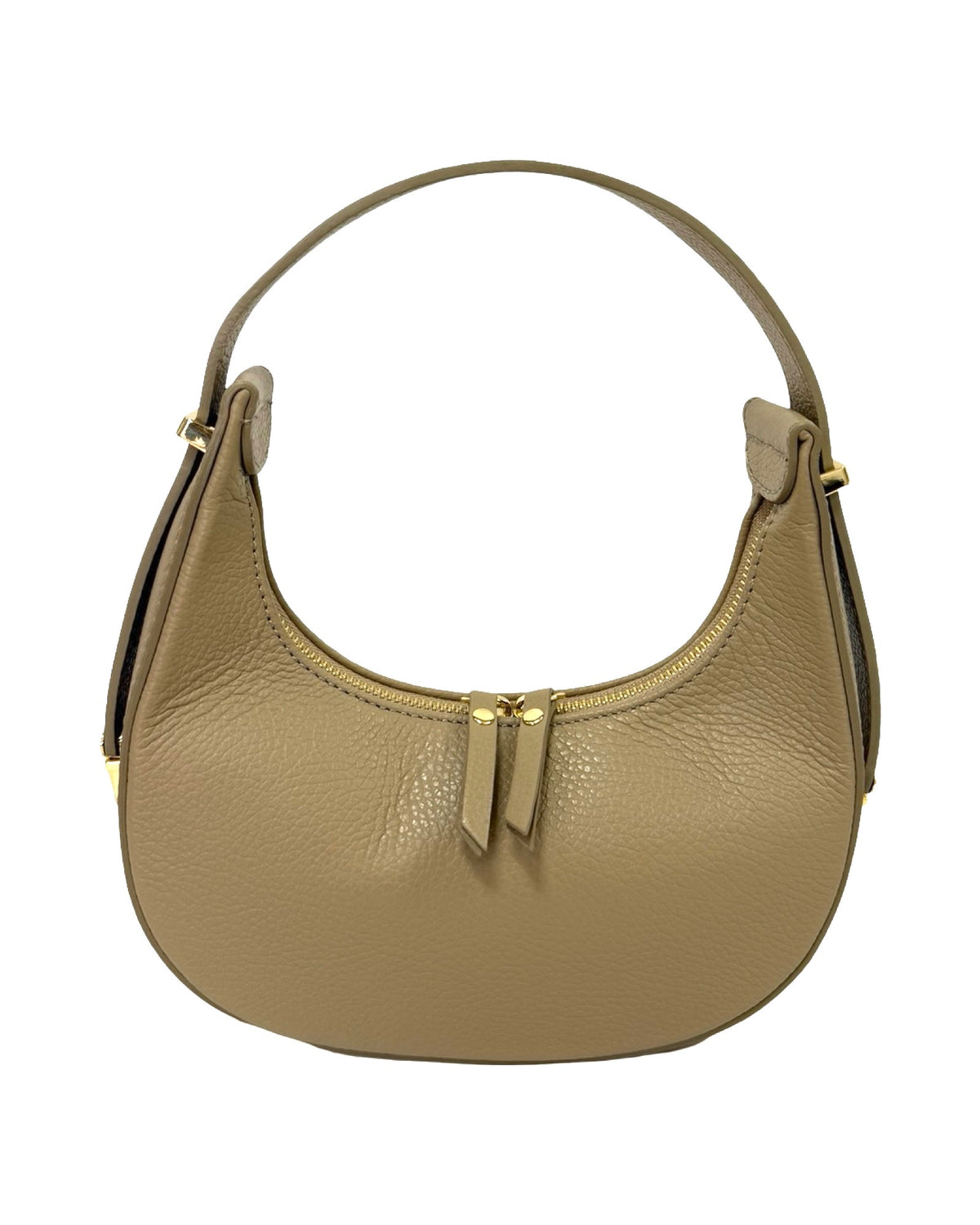 Crescent Leather Shoulder Bag