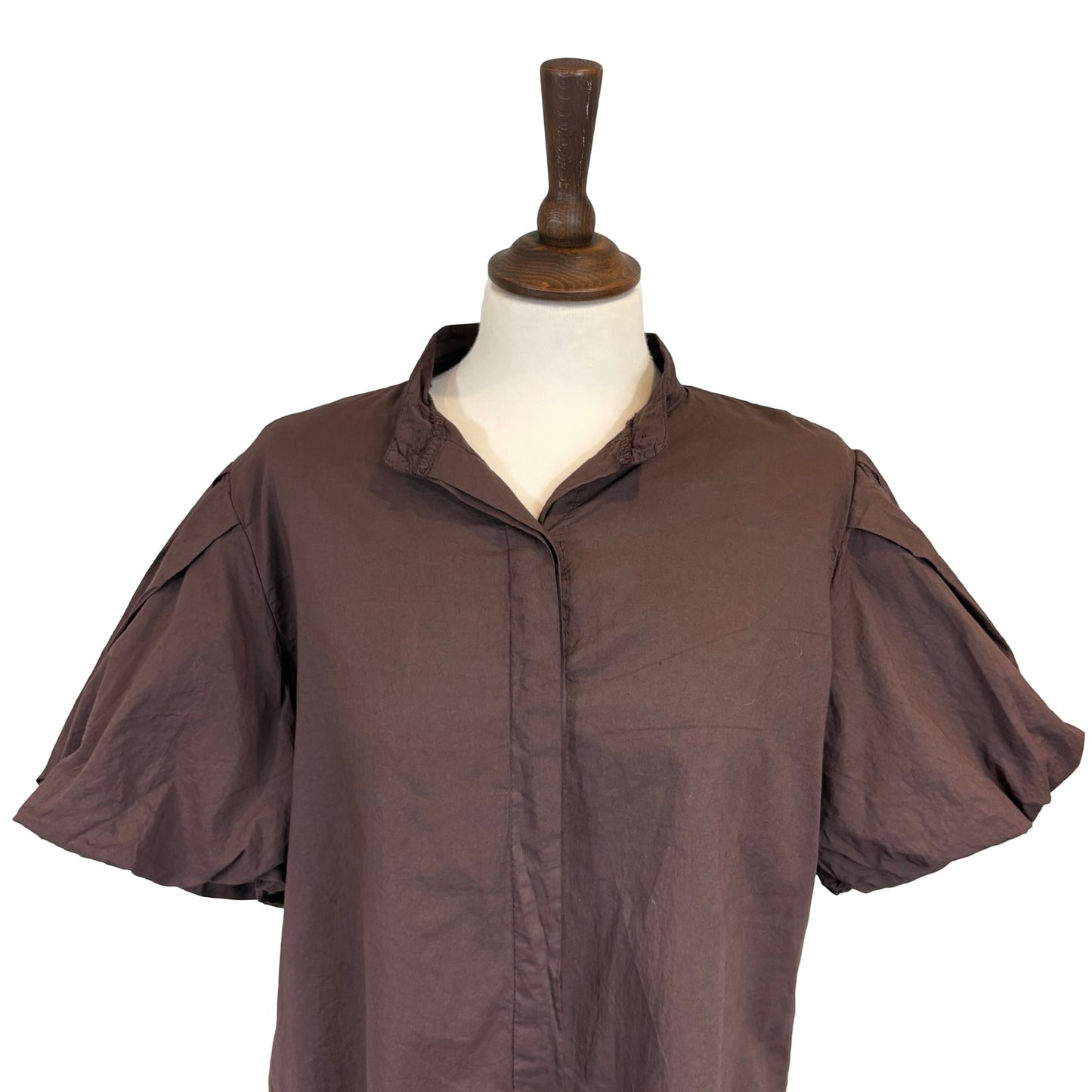 Jean Short Puff Sleeve Blouse