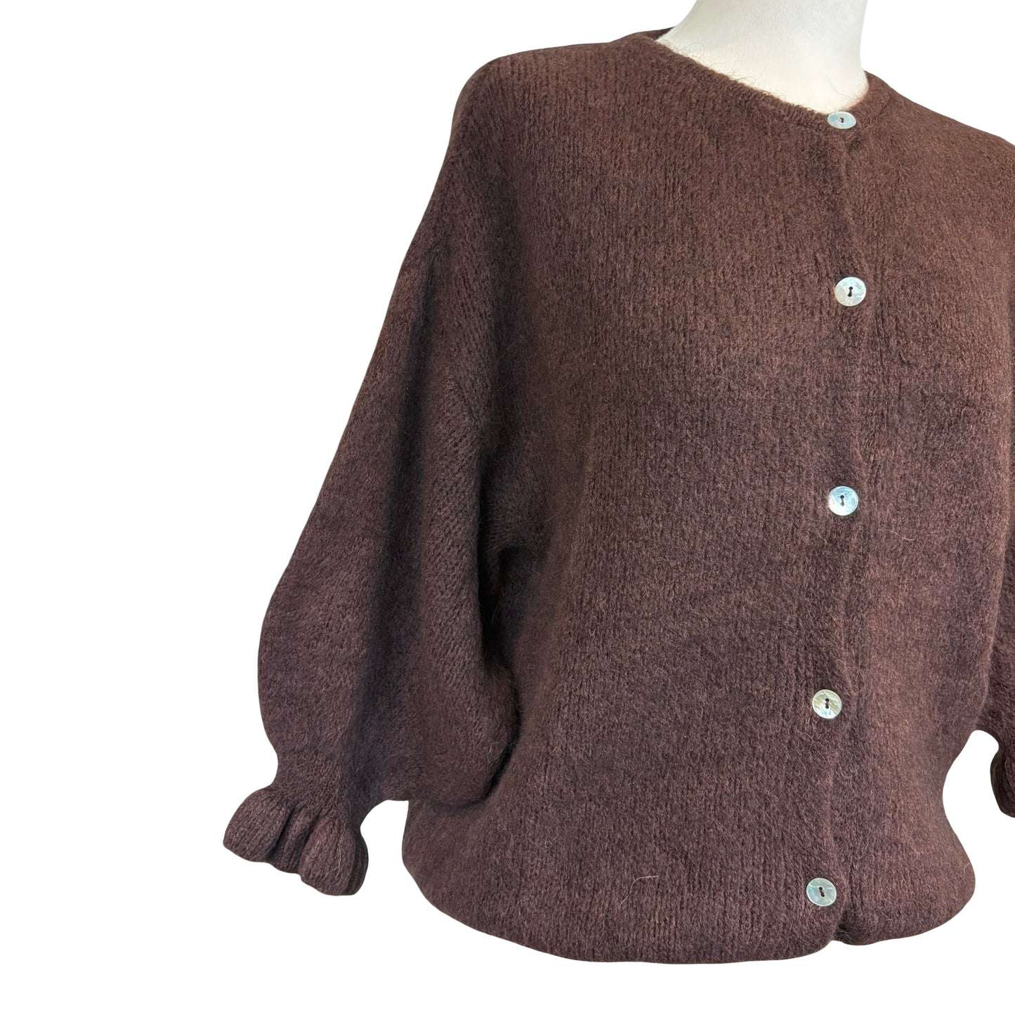 Clara Ruffle Sleeve Cardigan