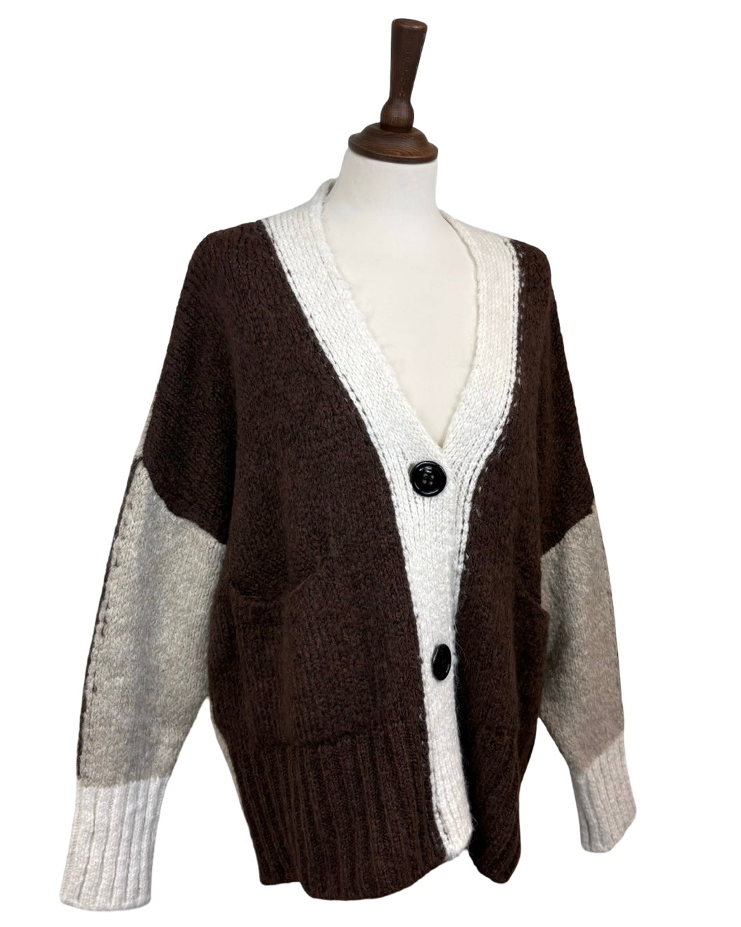 Robyn Patch Button Up Cardigan