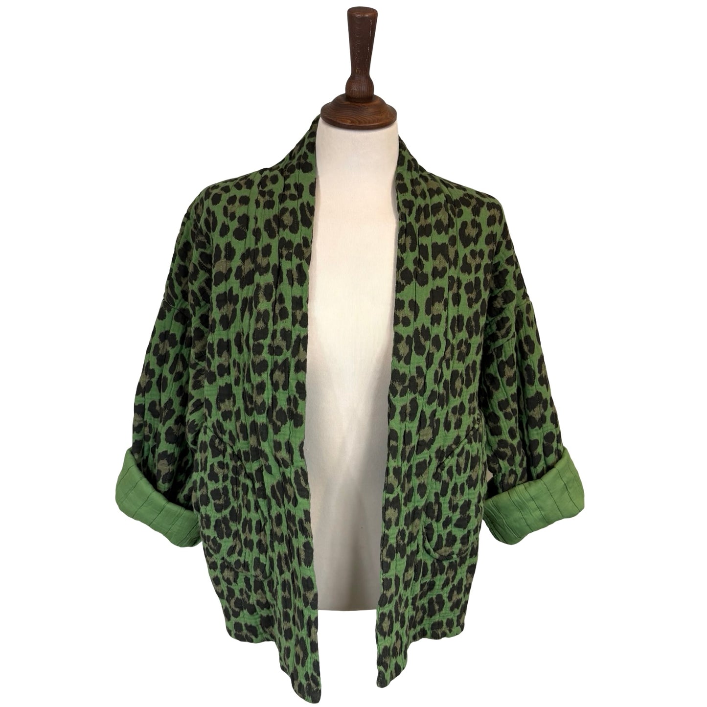 Caprice Leopard Kimono Jacket