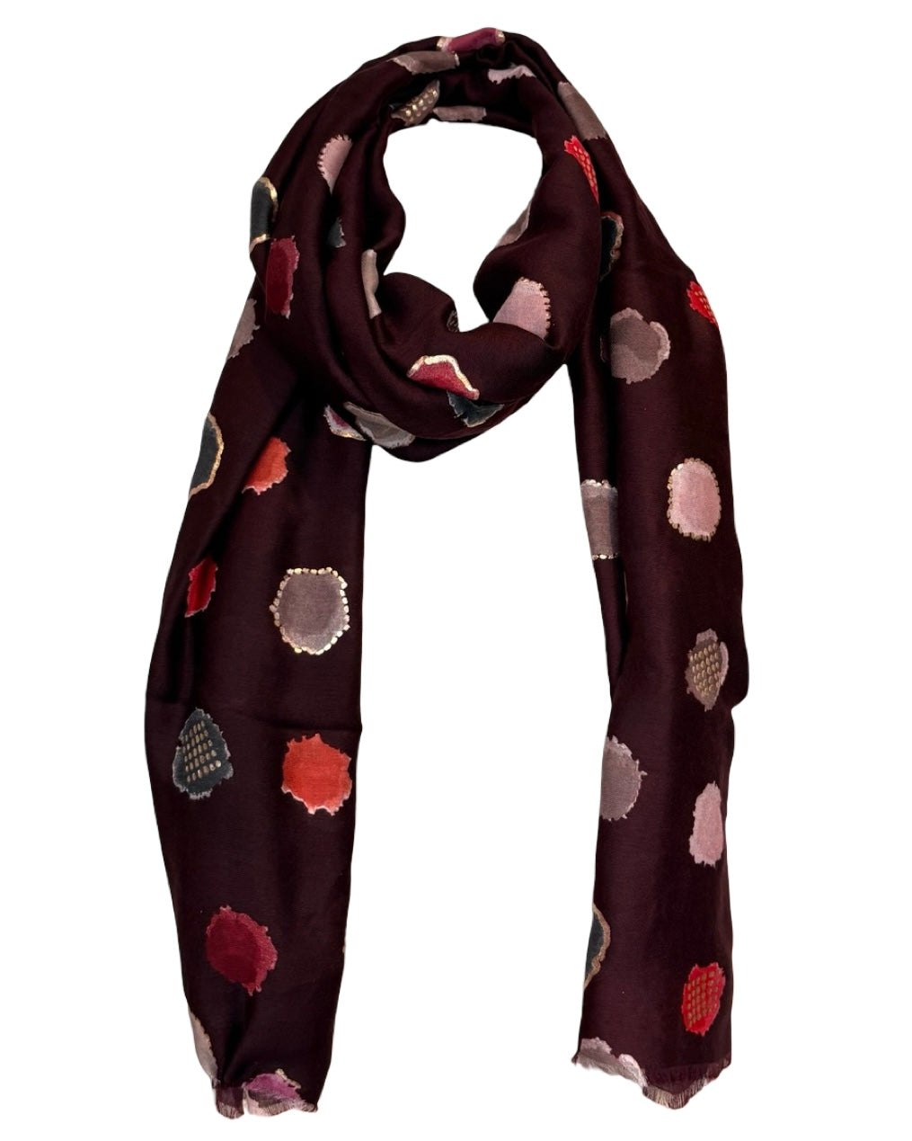 Mid Weight Spots Scarf