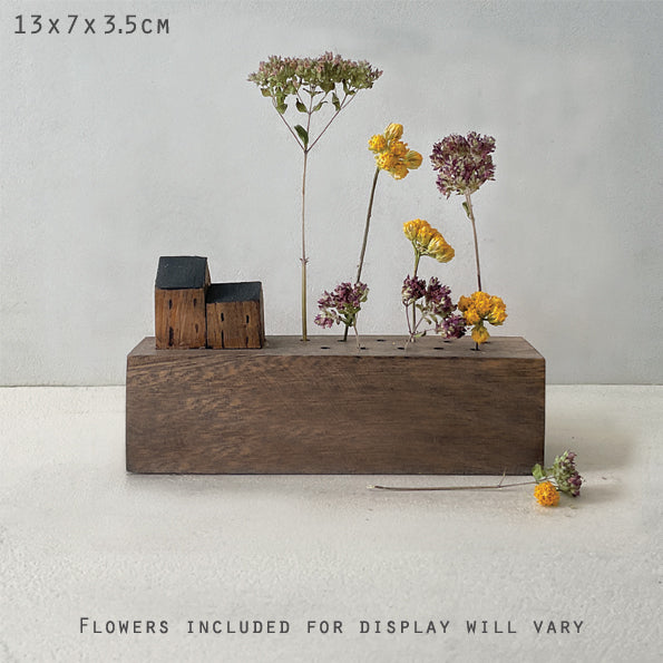 Large Flower Bar With House- Plain