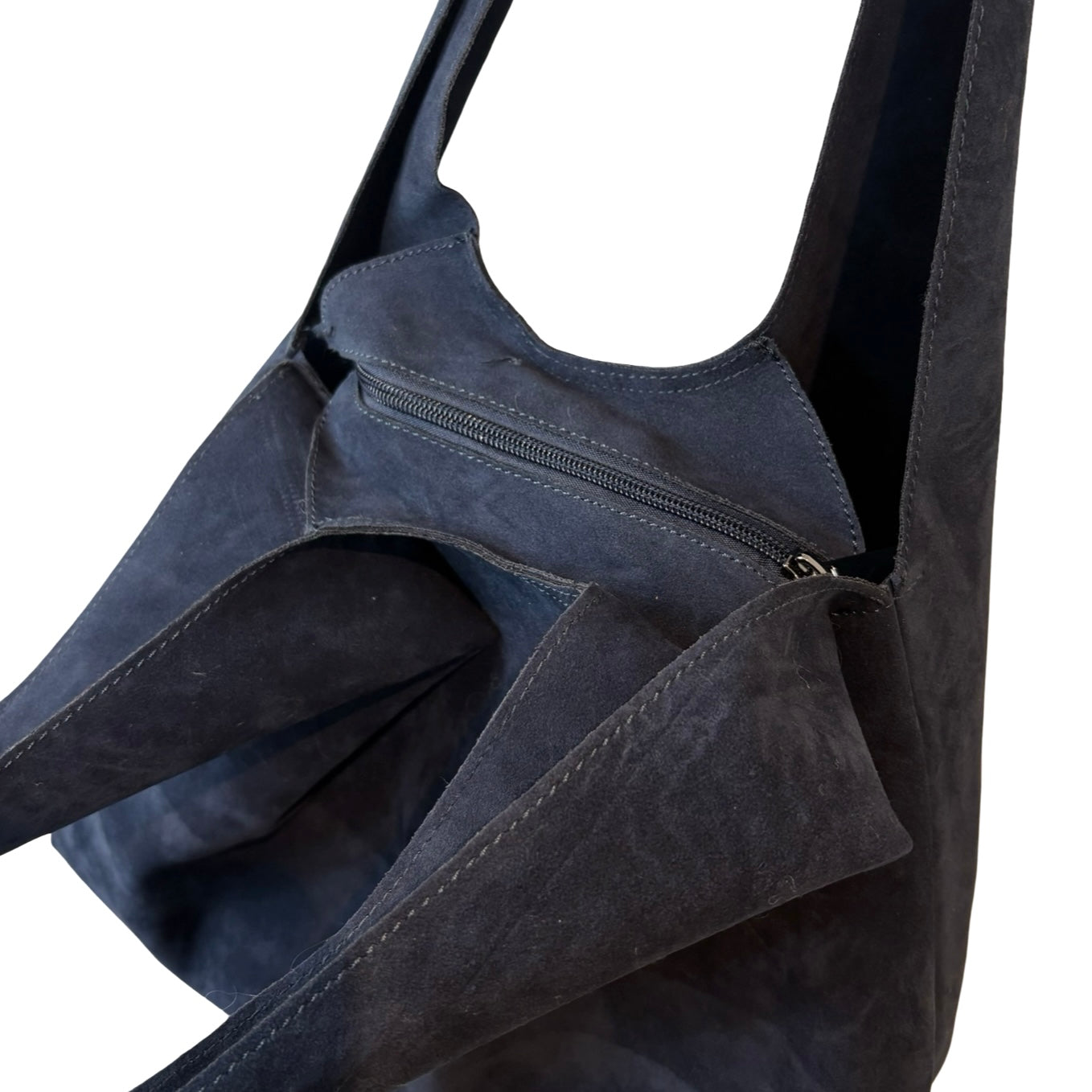 Faux Suede Hobo Bag (with additional crossbody bag)