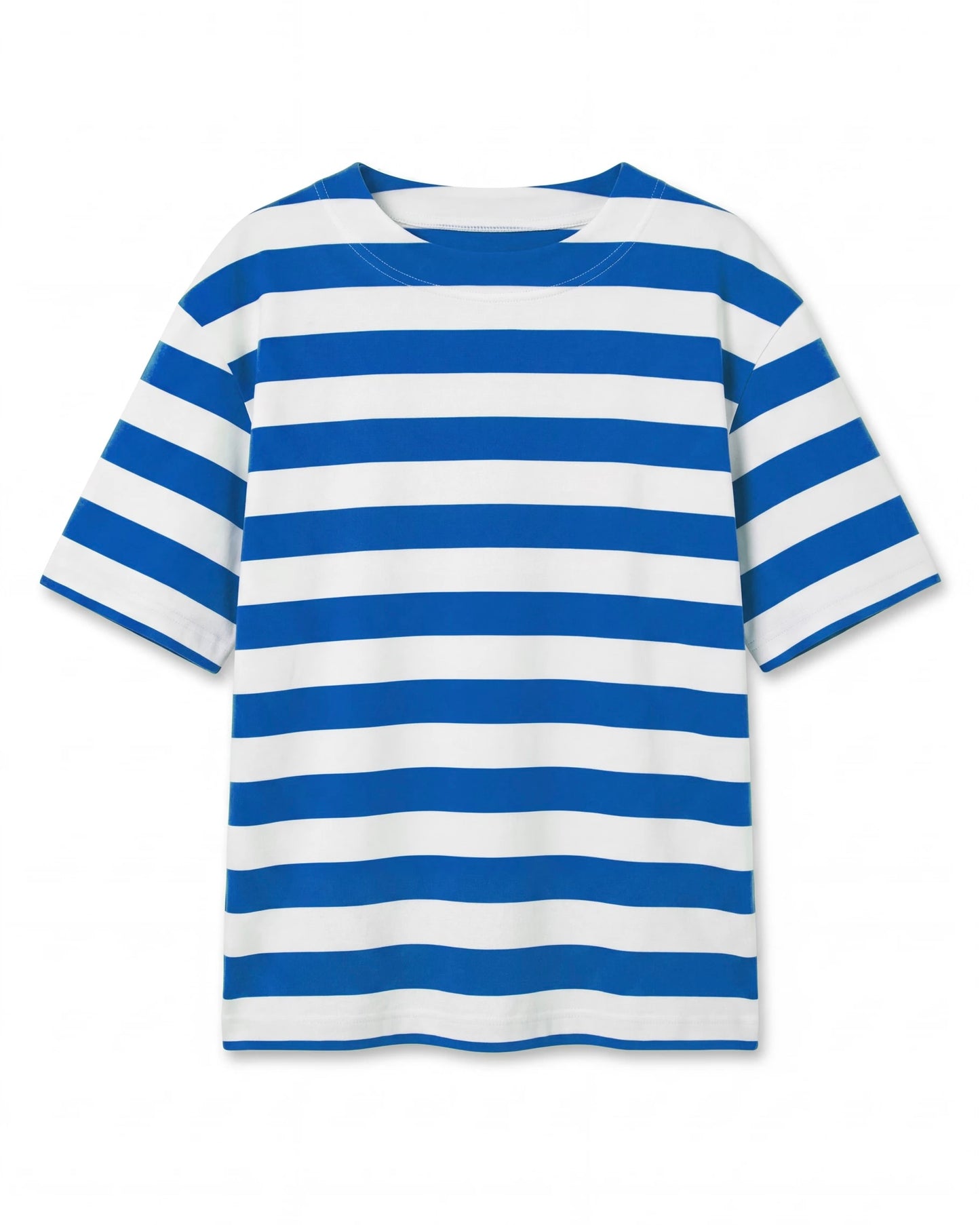 Terry Boxy Stripe T Shirt
