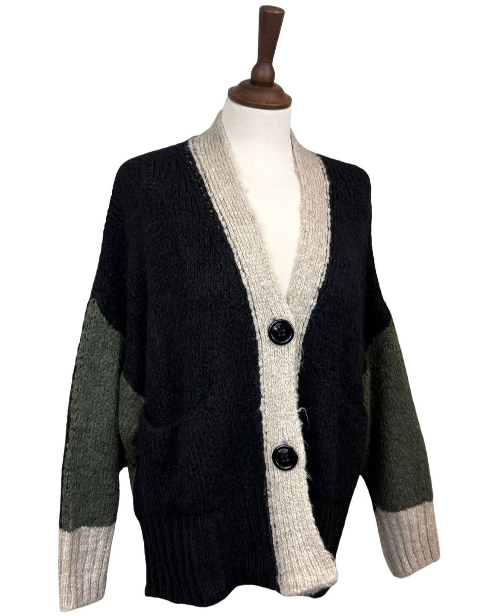 Robyn Patch Button Up Cardigan