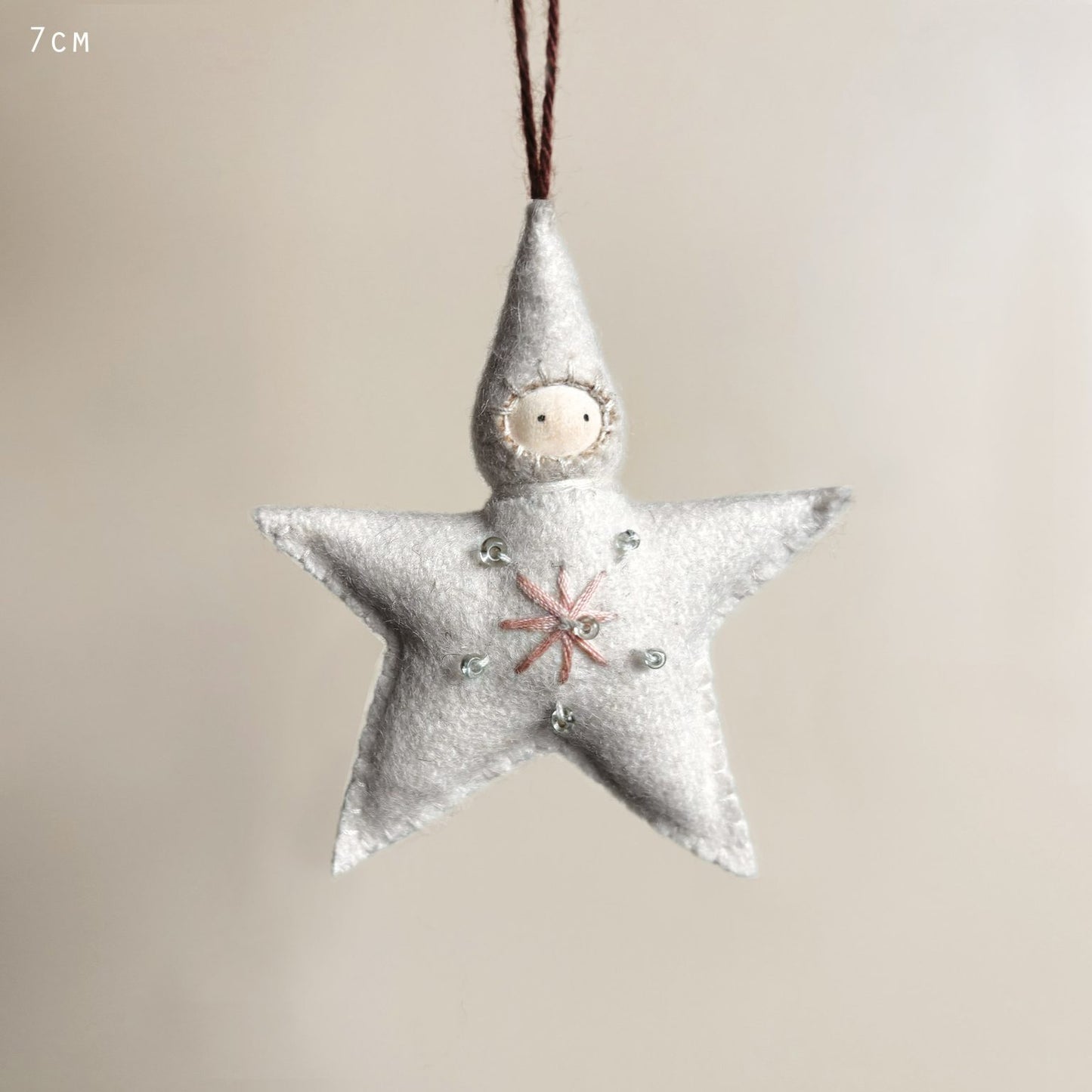 Small Felt Star Baby Hanging Decoration