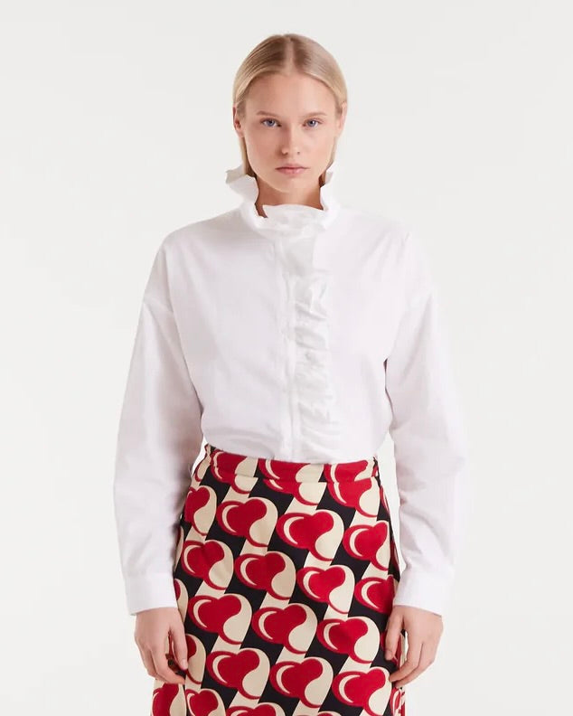 Compania Fantastica Alejandra Frill Collar Shirt
