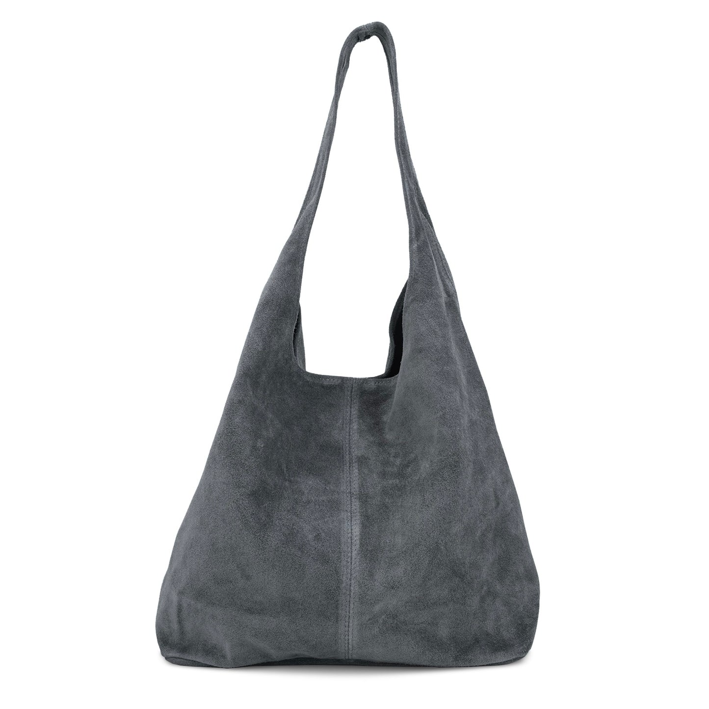 Suede Leather Slouchy Handbag