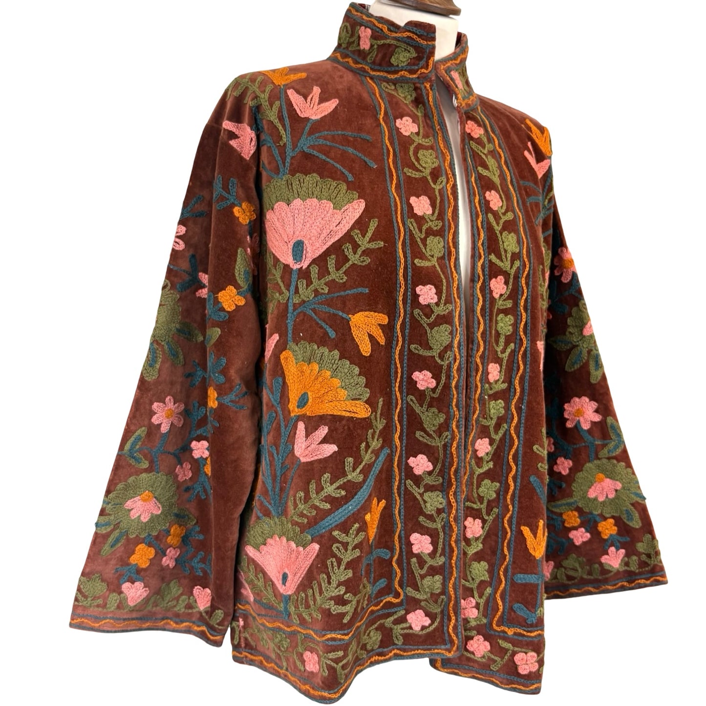 Myra Velvet Embroidered Jacket