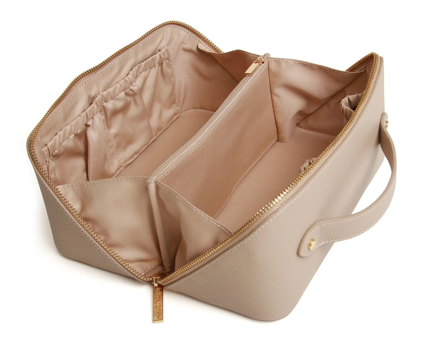 Alice Wheeler Stone Mini Train Case