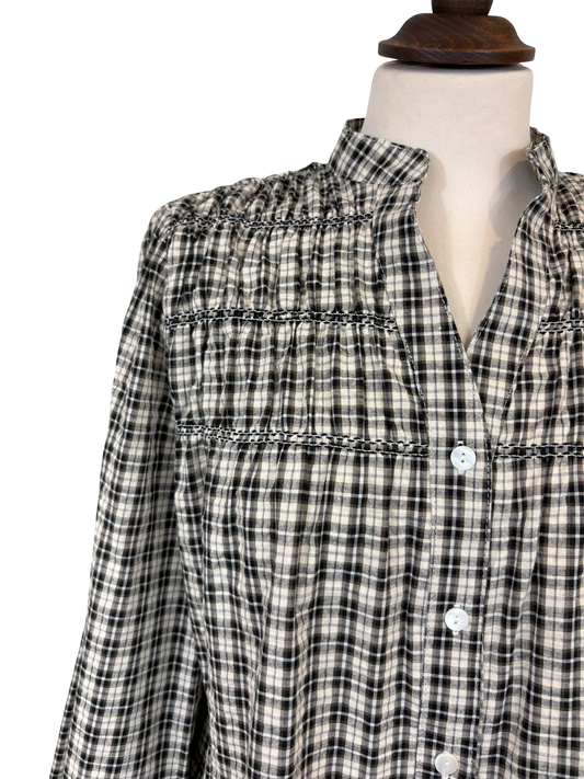 Amber Gingham Blouse
