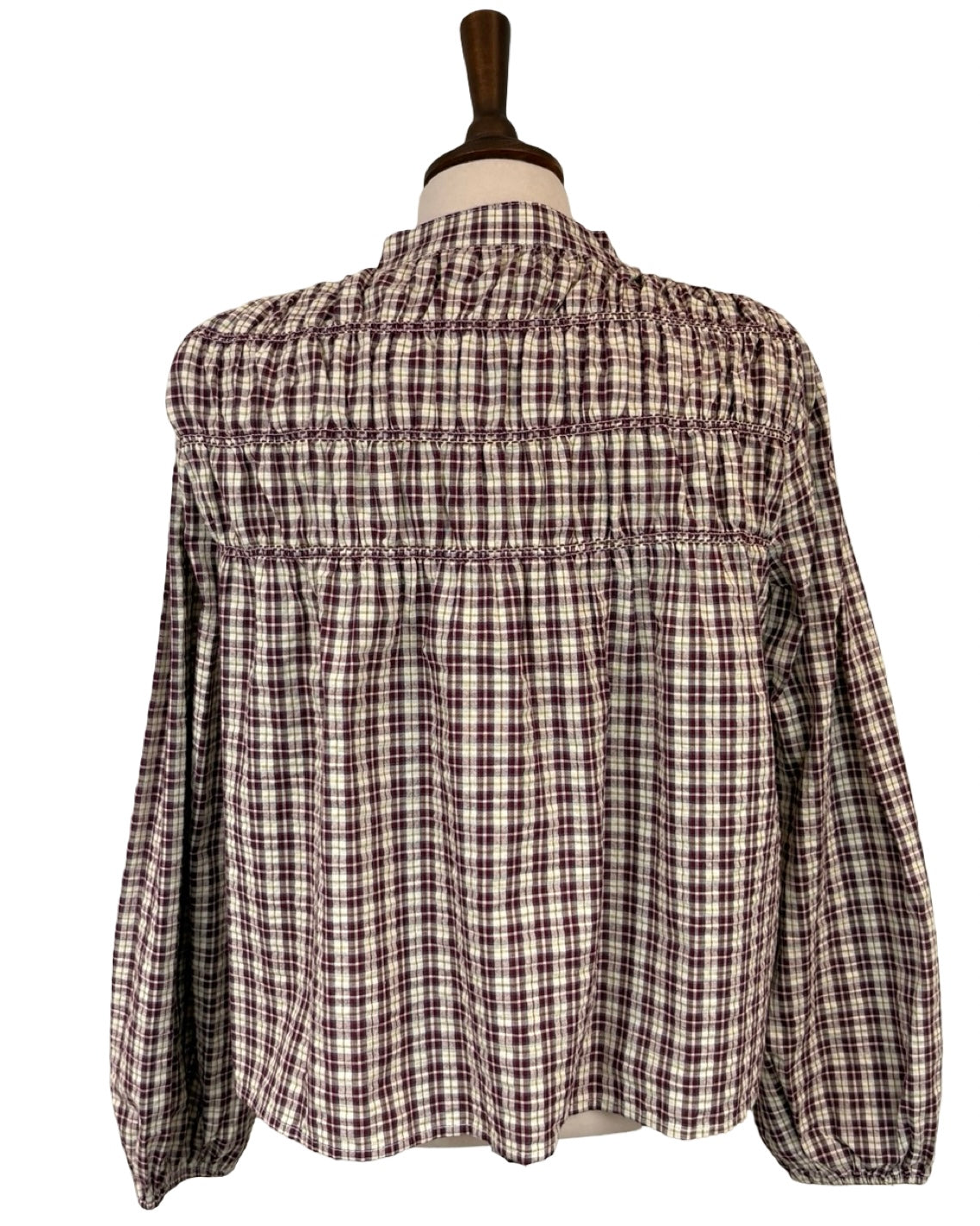 Amber Gingham Blouse