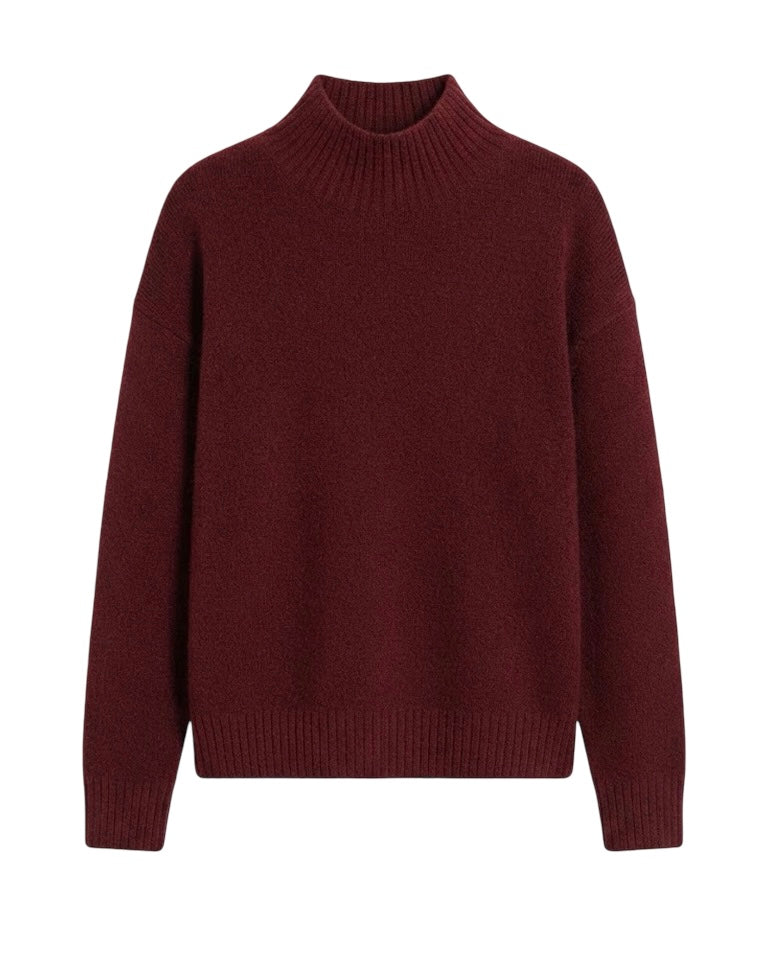 Aude Cashmere High Neck Jumper