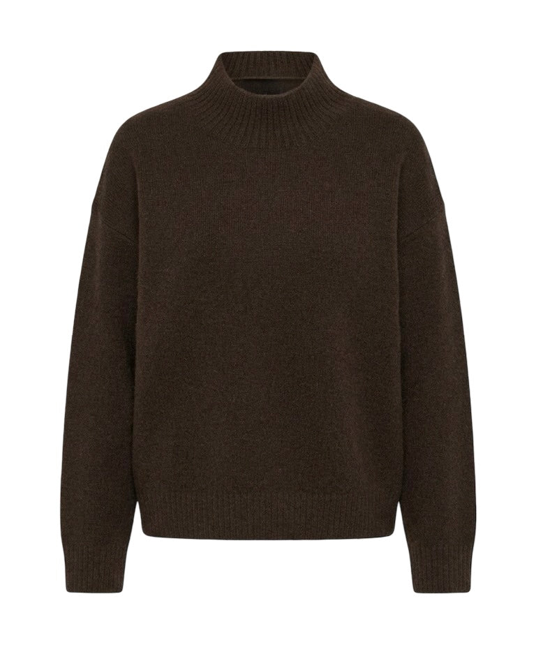 Aude Cashmere High Neck Jumper