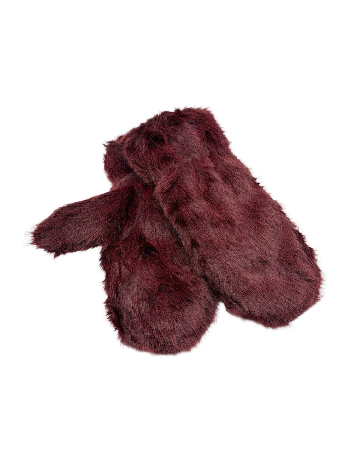 Faux Fur Mittens
