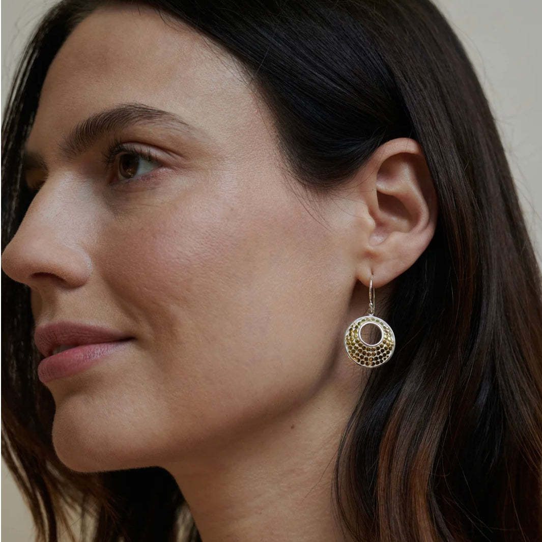 Anna Beck Open Disc Drop Earrings