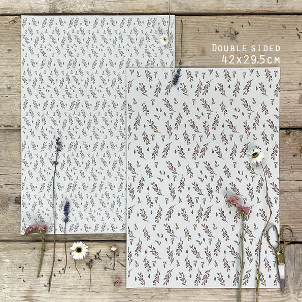 Small Gift Wrap Sheet-Little Buds